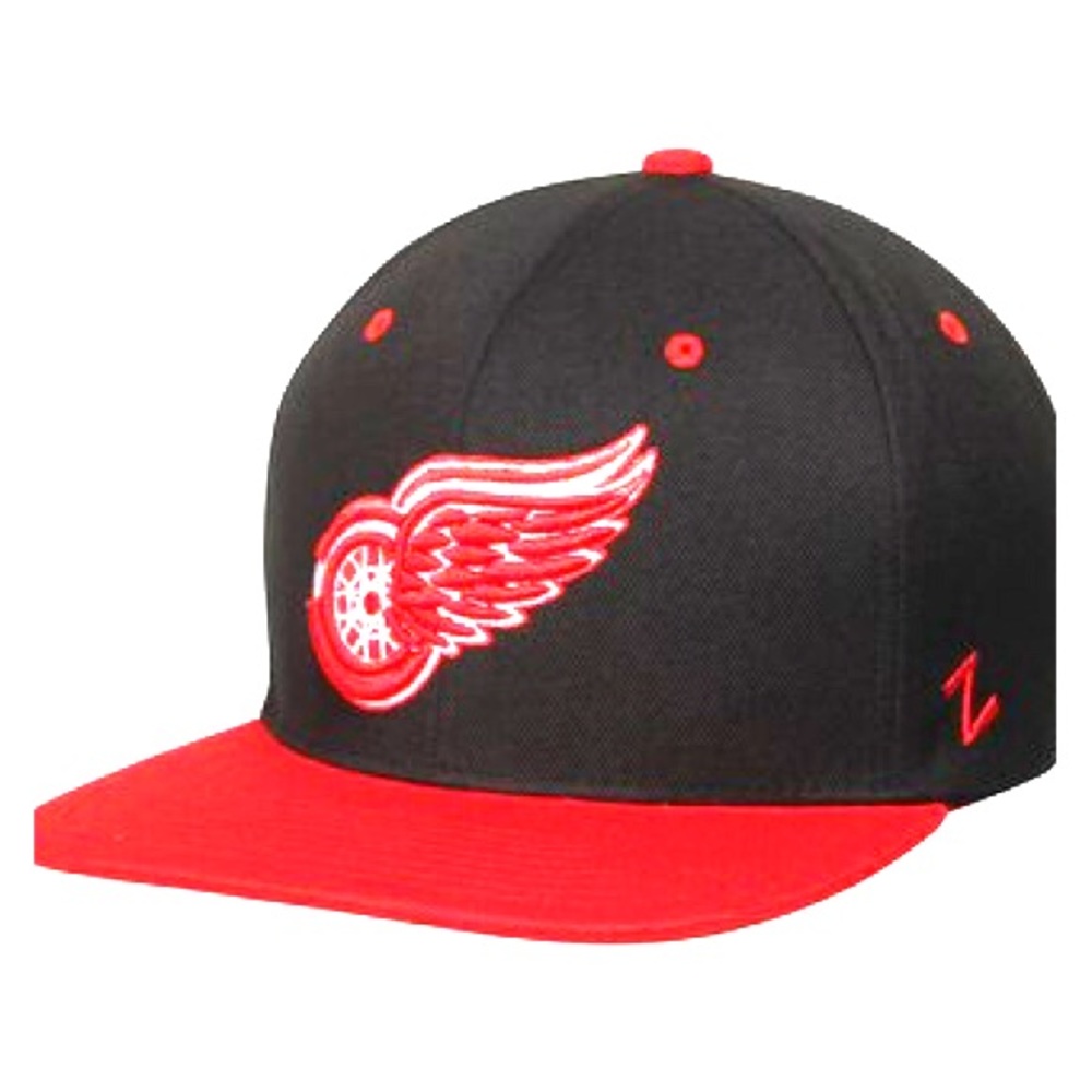 Red Wings Flat Bill Hat Size 7